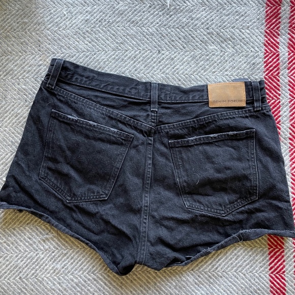 Denim Forum Yoko Shorts - Size 30 (Black) - Picture 4 of 4